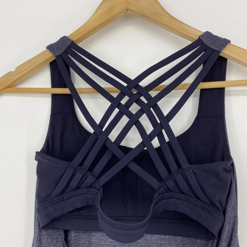 Stylish Strappy Workout Tank Top by Lululemon Sz 4 - Picture 3 of 9